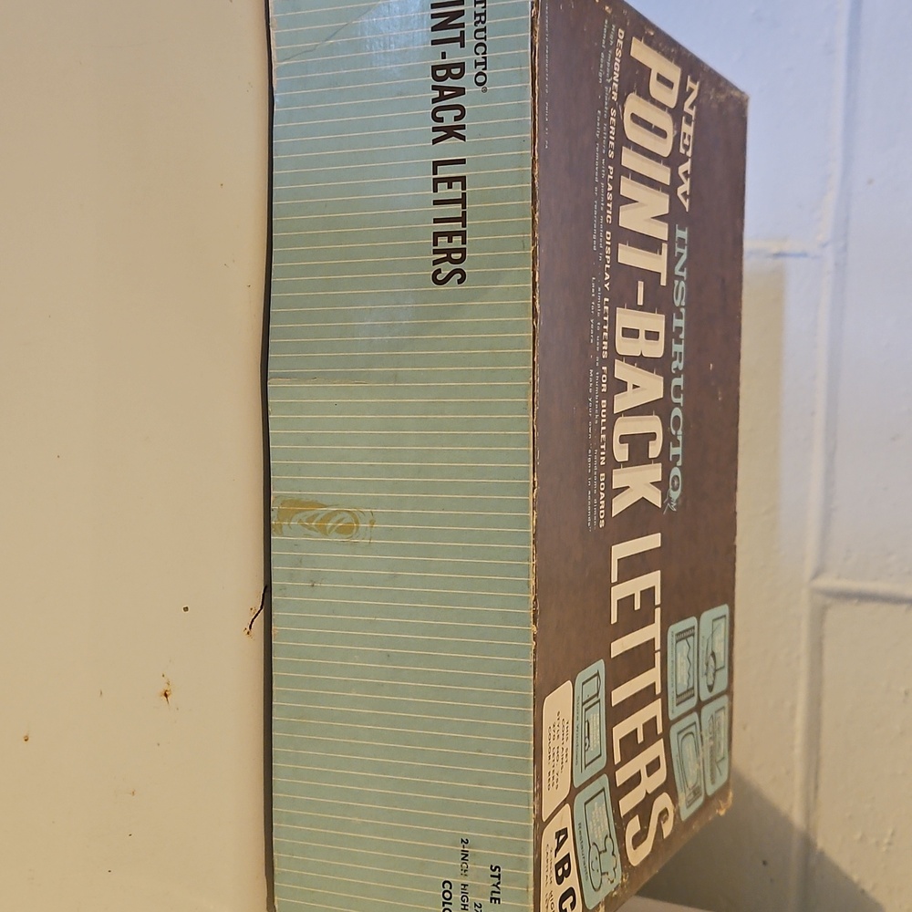 Vintage Point Back Letters - Picture 2 of 6